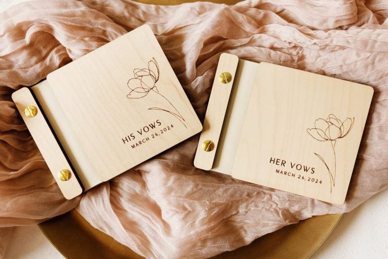 Top Rated Wedding Vow Books That Look Beautiful in Photos